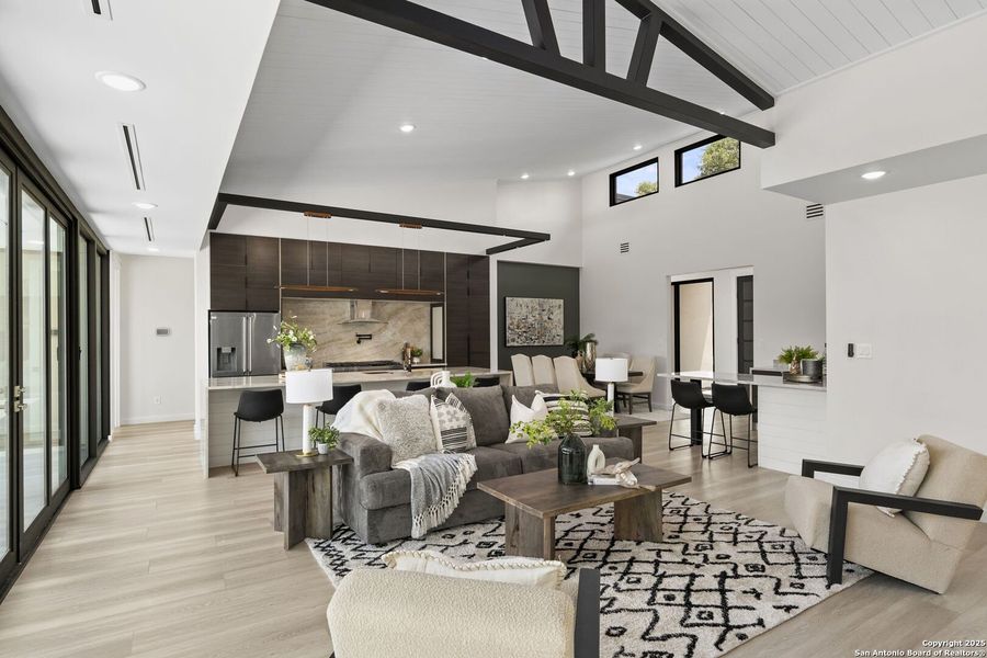 Furnished interior view inside a new home in , Spring Branch (Image 32).