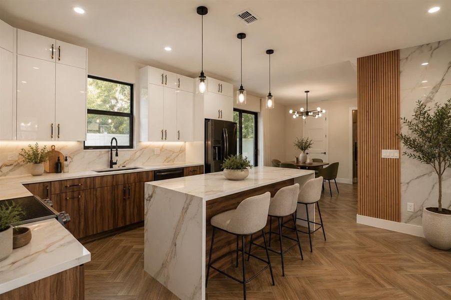 Furnished interior view inside a new home in , Tampa (Image 5).
