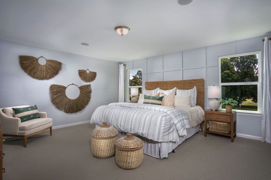 Representative furnished interior of a home built from the 2338 Modeled by KB Home in Birchwood Trails, Fuquay Varina (Image 7).
