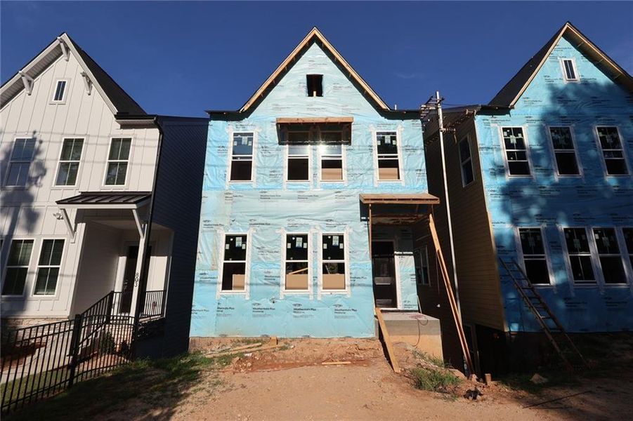 In-progress construction of a new home in Celesta, Scottdale, GA (Image 10).