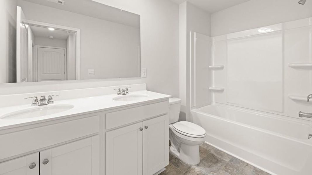 Furnished interior view inside a new home in Mountain Park, Dahlonega (Image 9).