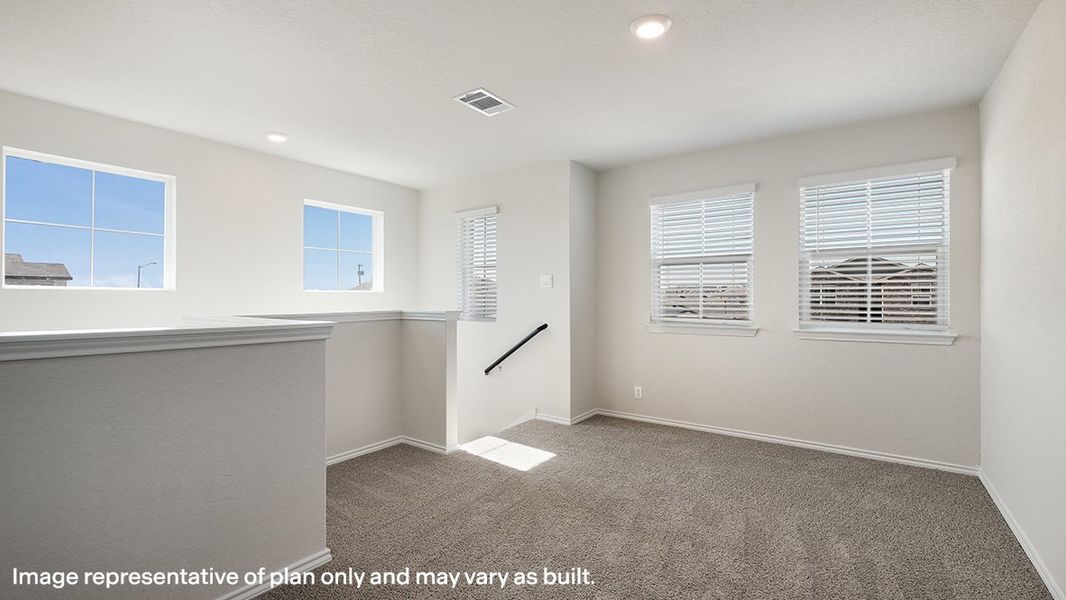 Spacious, unfurnished interior of a new home in Riverstone at Westpointe, San Antonio (Image 15).