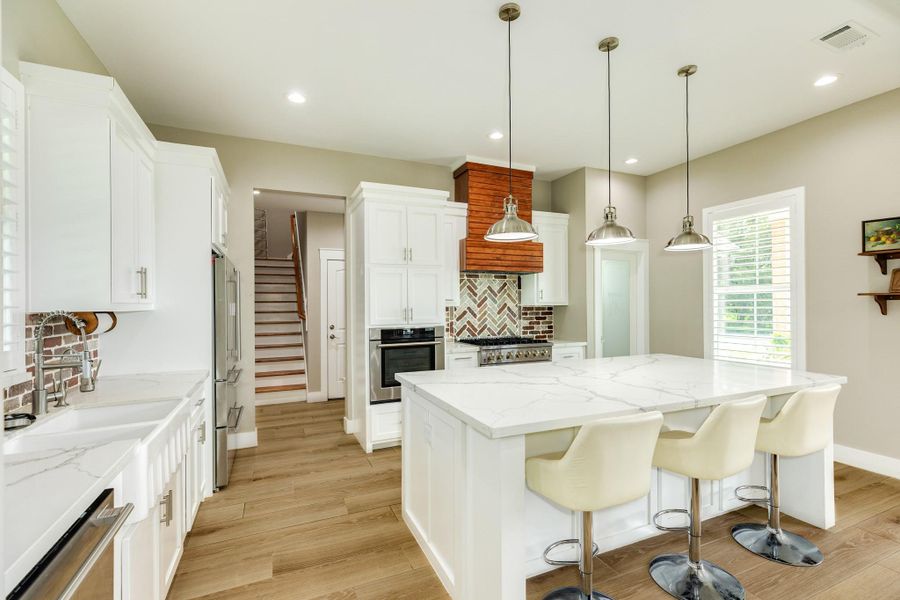 Furnished interior view inside a new home in , Angleton (Image 34).