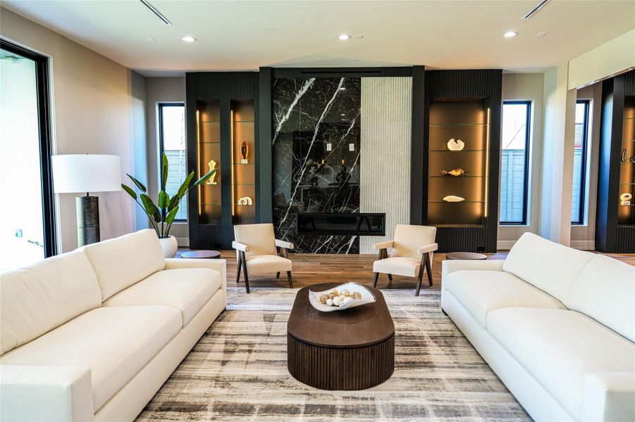 Furnished interior view inside a new home in , Houston (Image 11). Furnished interior view inside a new home in , Houston (Image 11).