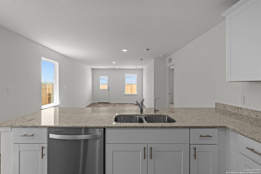 Furnished interior view inside a new home in Vista Real, Converse (Image 7).