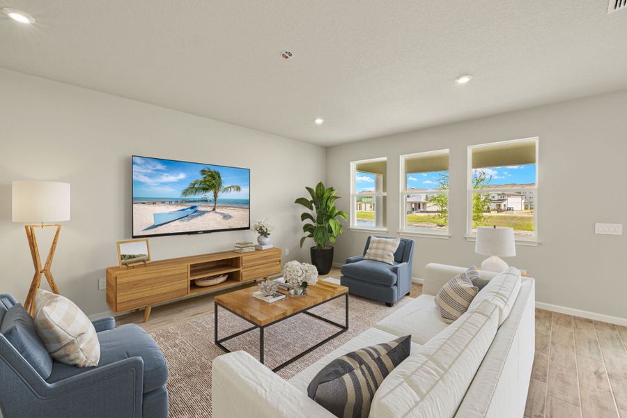 Representative furnished interior of a home built from the Blue Spring by Mattamy Homes in Crosswind Ranch, Parrish (Image 8).