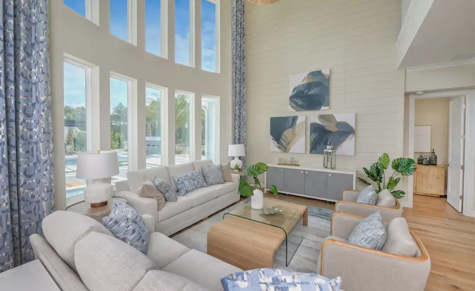 Furnished interior view inside a new home in SilverLeaf, St. Augustine (Image 13). Furnished interior view inside a new home in SilverLeaf, St. Augustine (Image 13).