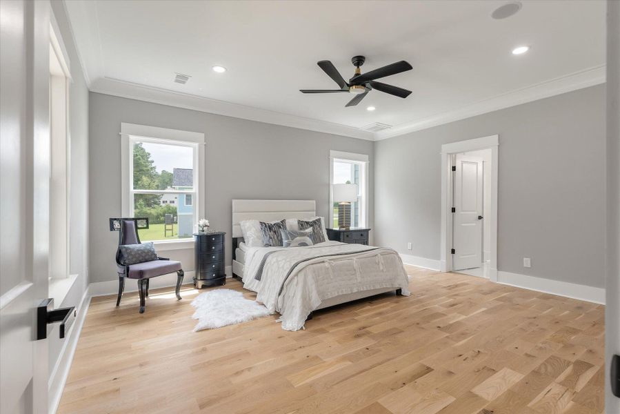 Furnished interior view inside a new home in , Moncks Corner (Image 32).