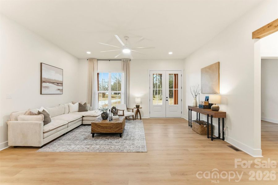 Furnished interior view inside a new home in , Bessemer City (Image 29).