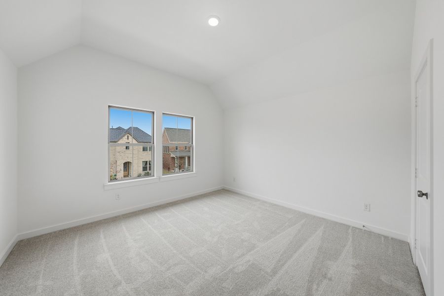 Spacious, unfurnished interior of a new home in Light Farms Brenham - 40' Lots, Celina (Image 29). Spacious, unfurnished interior of a new home in Light Farms Brenham - 40' Lots, Celina (Image 29).