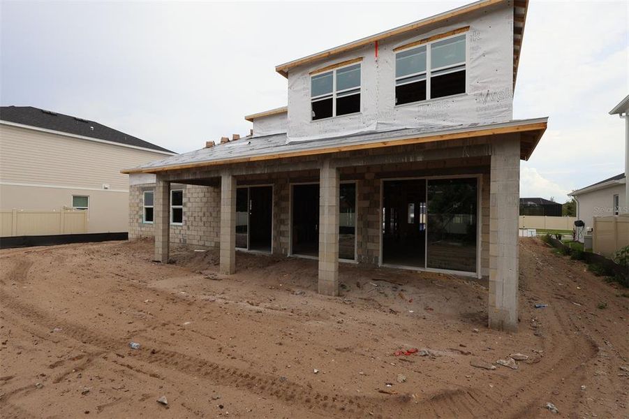 In-progress construction of a new home in Ravencliffe, Oviedo, FL (Image 8).