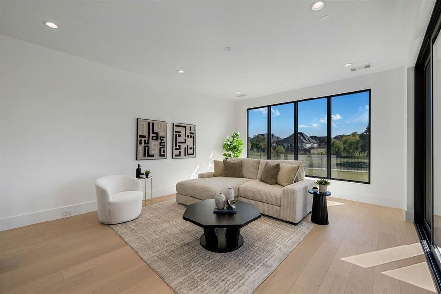 Furnished interior view inside a new home in , Prosper (Image 9).