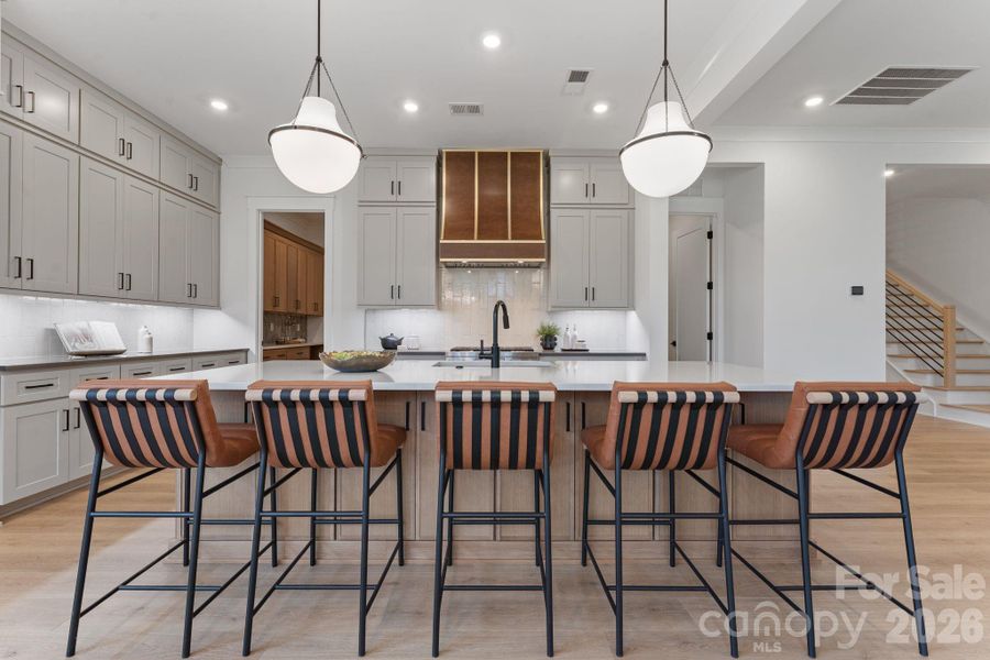 Furnished interior view inside a new home in Bluffs at Wesley Chapel, Waxhaw (Image 32).
