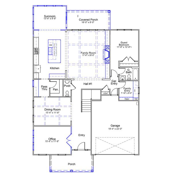 2D floor plan layout of this home in Bens Crossing, Woodruff, SC (Image 3). 2D floor plan layout of this home in Bens Crossing, Woodruff, SC (Image 3).