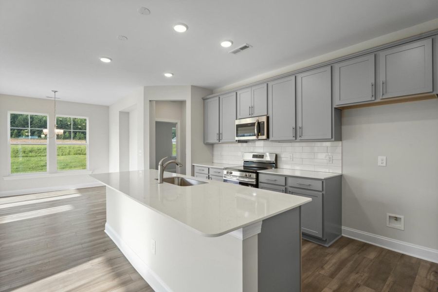 Furnished interior view inside a new home in Hopewell Garden, Winston-Salem (Image 8).