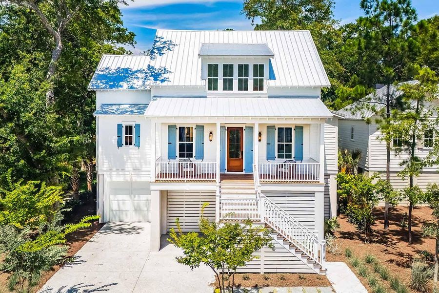 Front exterior of a new home in , Johns Island, SC, highlighting curb appeal (Image 21).
