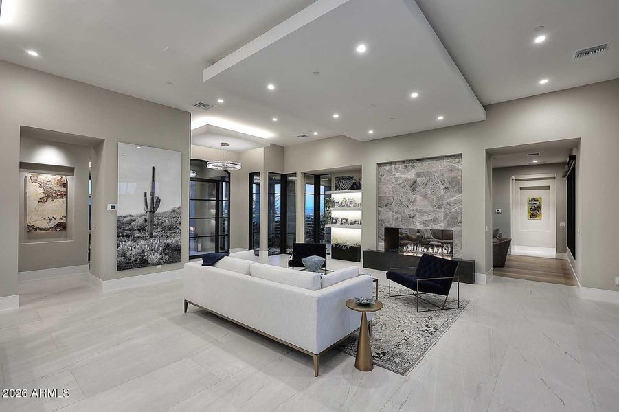 Night-Great Room-Foyer