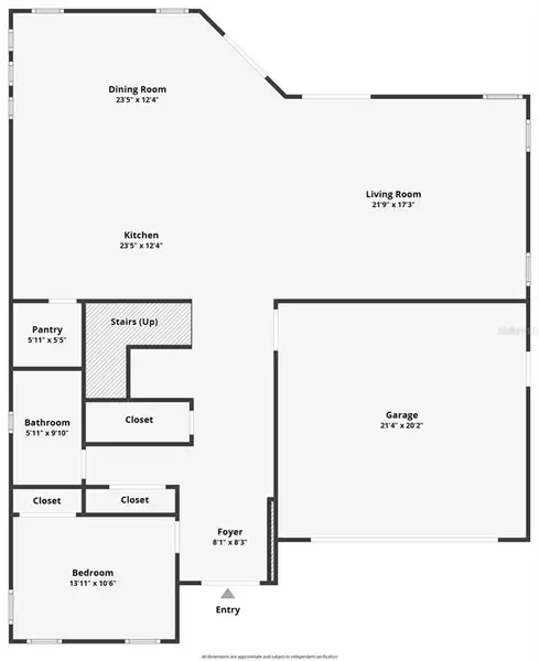 2D floor plan layout of this home in , Tampa, FL (Image 5).