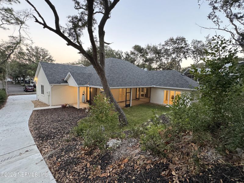 Exterior details and patio area of a home in , Fernandina Beach (Image 30). Exterior details and patio area of a home in , Fernandina Beach (Image 30).