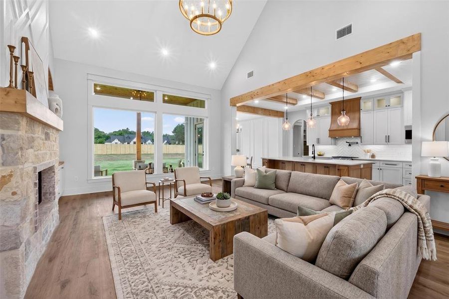 Furnished interior view inside a new home in , Bullard (Image 6). Furnished interior view inside a new home in , Bullard (Image 6).