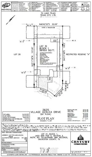 2D floor plan layout of this home in Lago Mar 50' at Lago Mar, Texas City, TX (Image 3). 2D floor plan layout of this home in Lago Mar 50' at Lago Mar, Texas City, TX (Image 3).