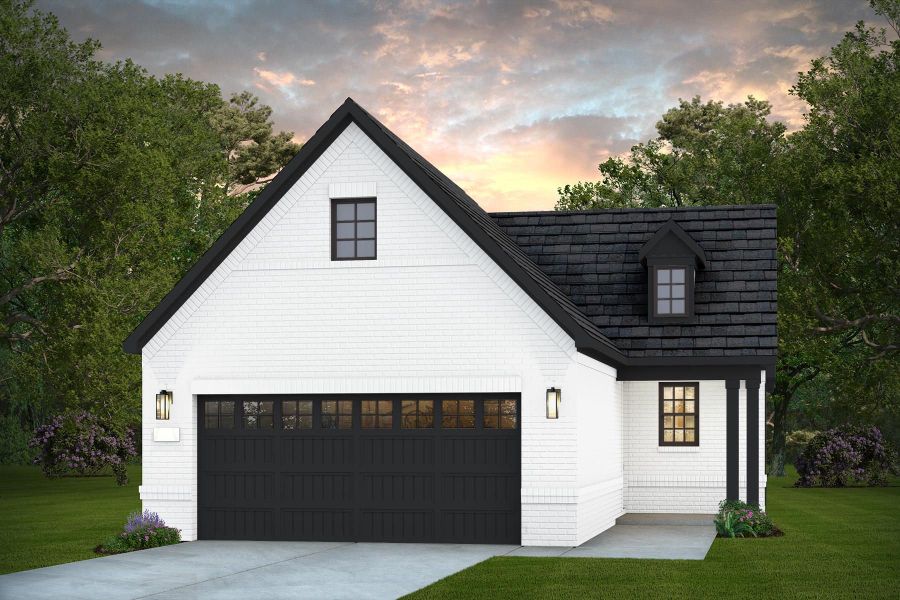 Representative exterior photo of a completed home built from the Alpine by Del Webb in Del Webb Austin at Lost Pines, Bastrop, TX (Image 20).