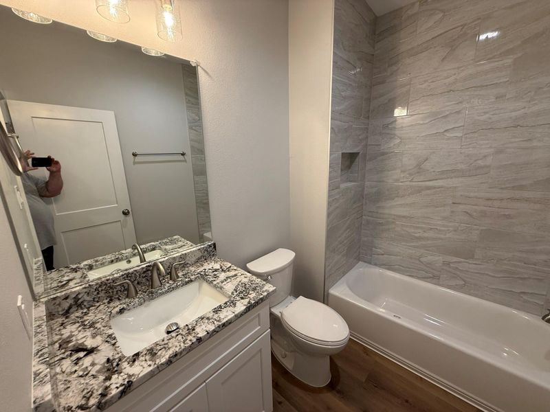 Furnished interior view inside a new home in , Dickinson (Image 6).