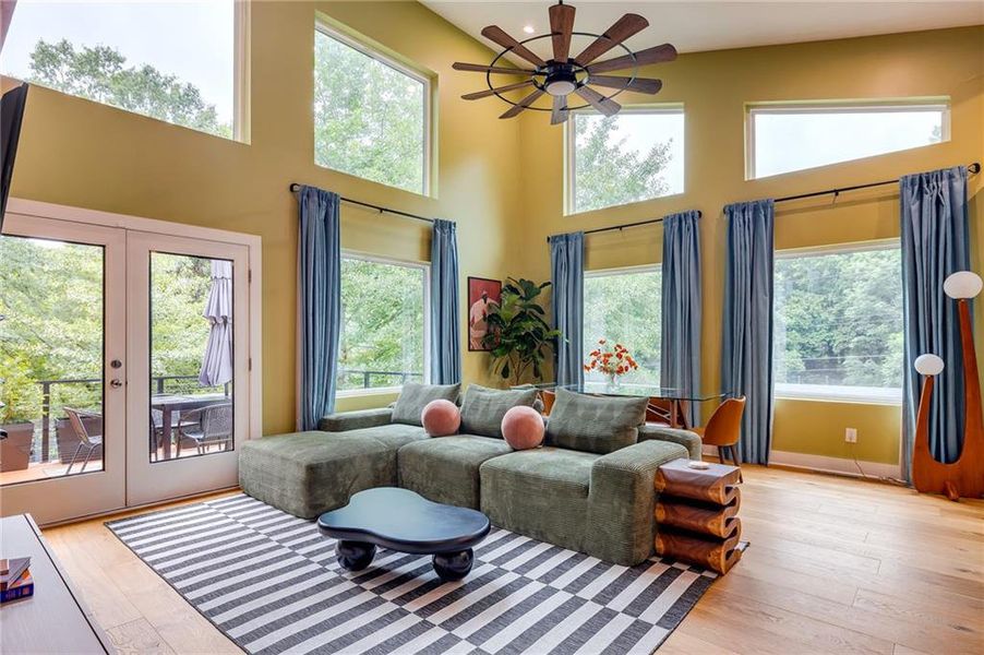 Furnished interior view inside a new home in , Atlanta (Image 9). Furnished interior view inside a new home in , Atlanta (Image 9).