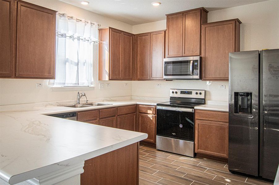 Furnished interior view inside a new home in , New Braunfels (Image 5).