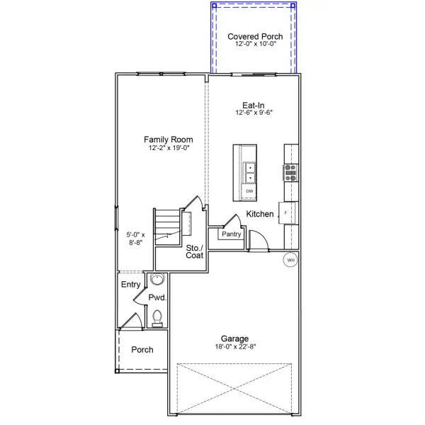 2D floor plan layout of this home in Central Creek, Goose Creek, SC (Image 3). 2D floor plan layout of this home in Central Creek, Goose Creek, SC (Image 3).