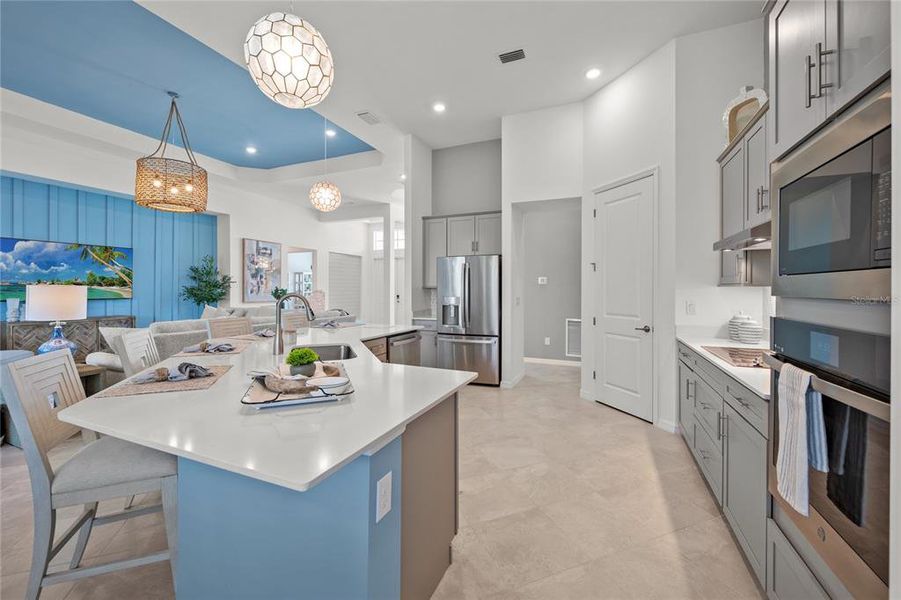 Furnished interior view inside a new home in Calusa Country Club, Lakewood Ranch (Image 8).