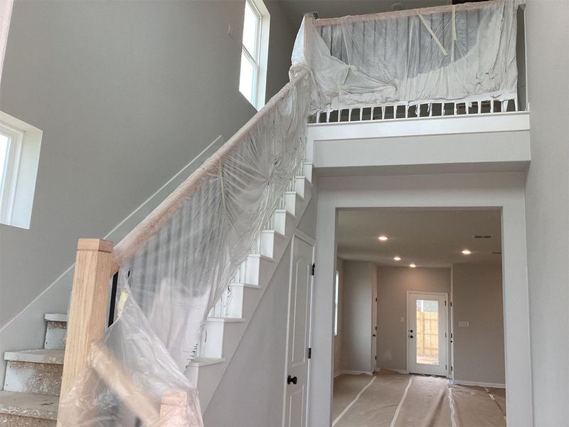 In-progress construction of a new home in Lariat, Liberty Hill, TX (Image 12). In-progress construction of a new home in Lariat, Liberty Hill, TX (Image 12).