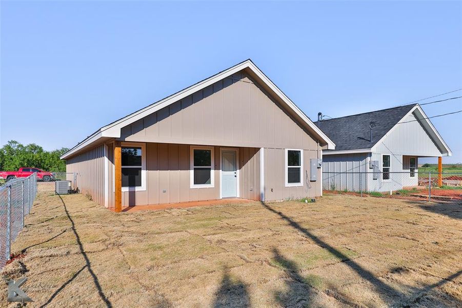 Exterior details and patio area of a home in , Abilene (Image 3).