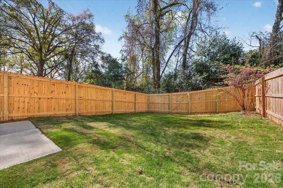 Exterior details and patio area of a home in , Charlotte (Image 3). Exterior details and patio area of a home in , Charlotte (Image 3).