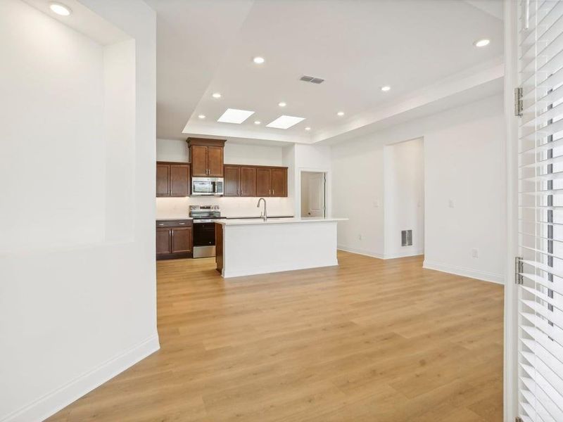 Furnished interior view inside a new home in , Holly Springs (Image 9).