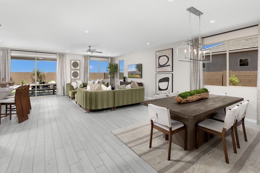 Representative furnished interior of a home built from the Cobalt by Mattamy Homes in Rosewood Heights, San Tan Valley (Image 9).