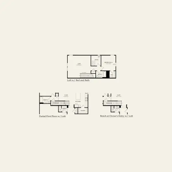 2D floor plan layout for the Mainstay by Del Webb in Del Webb Carolina Ridge, Midland, NC (Image 4).