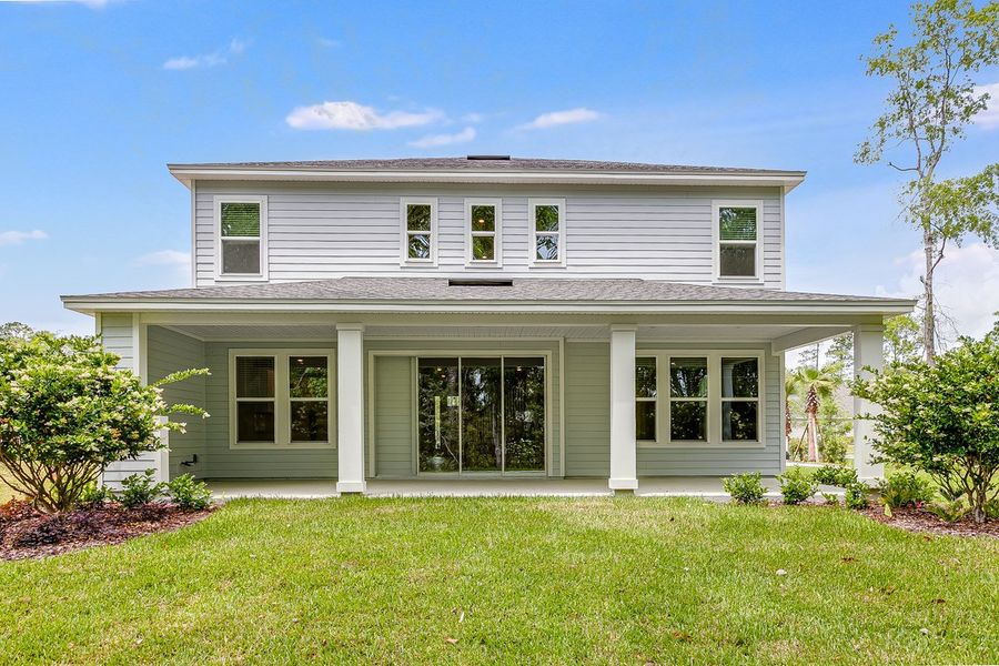 Exterior details and patio area of a home in Osprey Cove, St. Marys (Image 3). Exterior details and patio area of a home in Osprey Cove, St. Marys (Image 3).