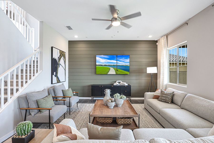 Representative furnished interior of a home built from the Tawny by Mattamy Homes in Empire Pointe, Queen Creek (Image 20).