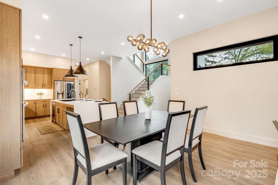 Furnished interior view inside a new home in , Asheville (Image 8). Furnished interior view inside a new home in , Asheville (Image 8).
