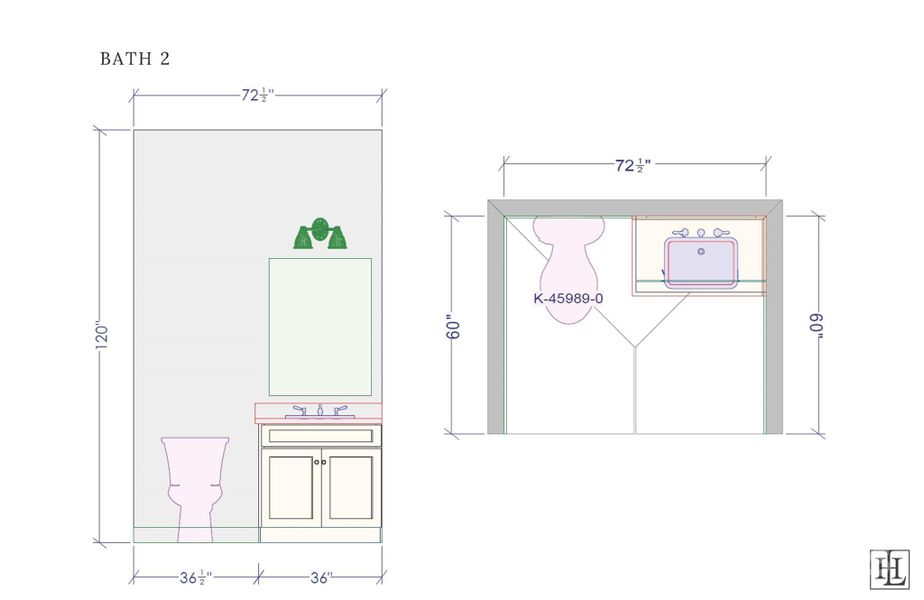 Bath 2 Cabinet Design