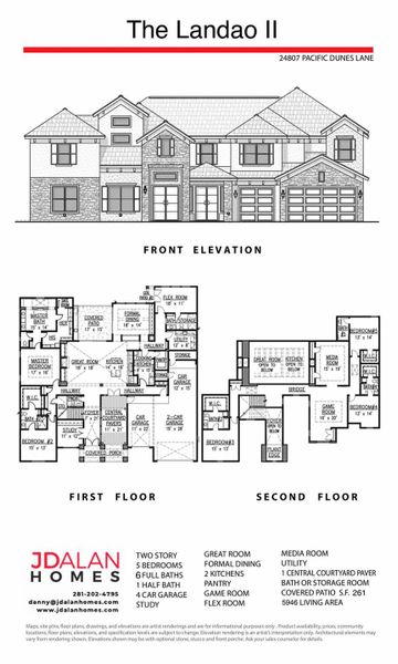 2D floor plan layout of this home in , Spring, TX (Image 4).
