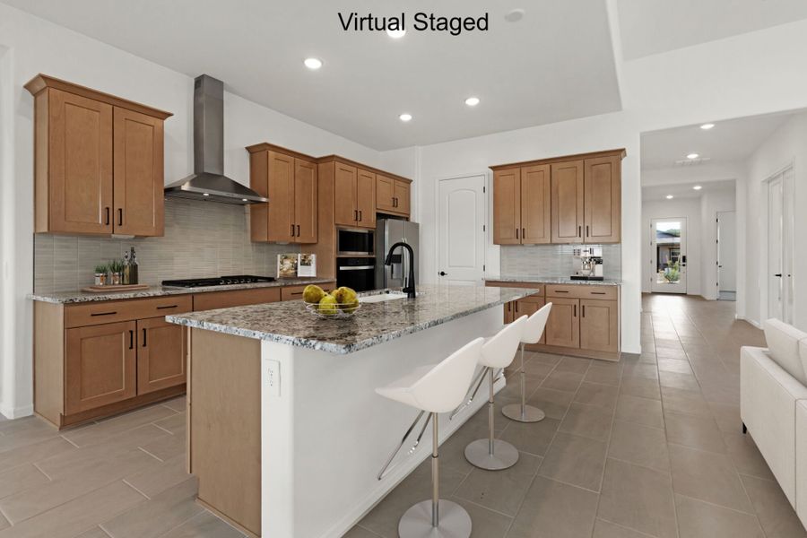 Furnished interior view inside a new home in Saguaro Reserve II, Marana (Image 5).