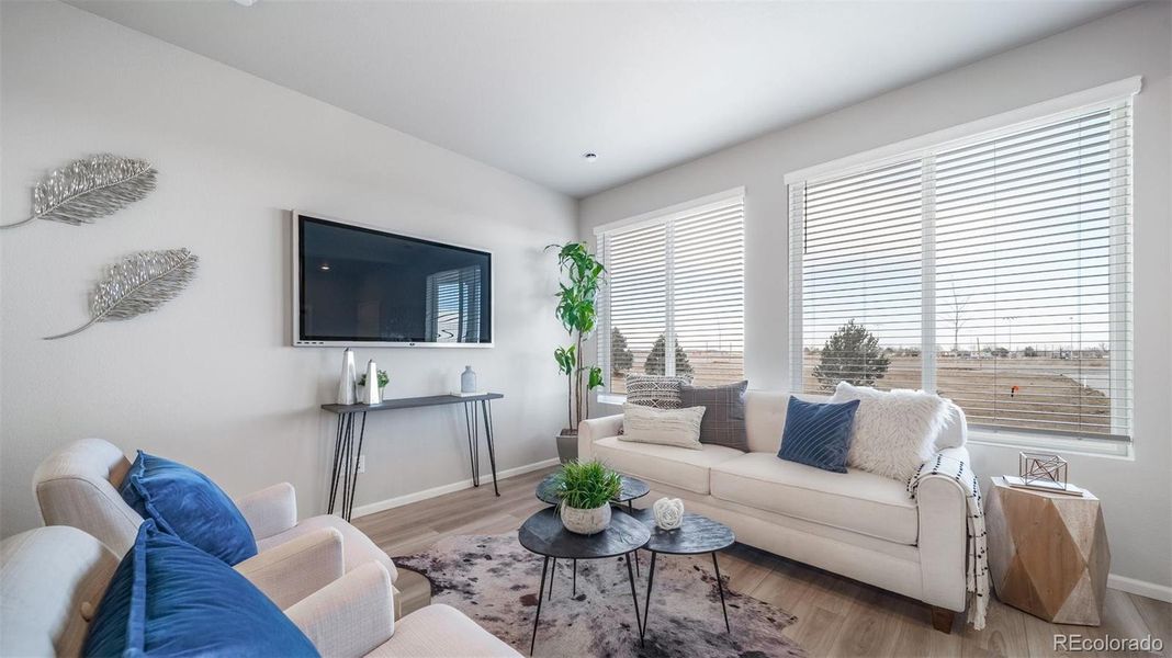 Furnished interior view inside a new home in , Aurora (Image 11).