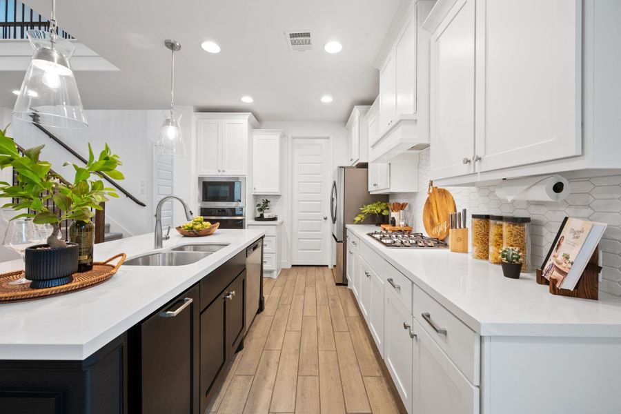 Furnished interior view inside a new home in The Highlands, Porter (Image 10).
