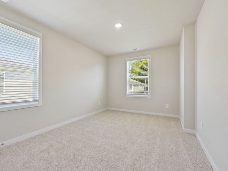 Spacious, unfurnished interior of a new home in The Heritage at Buffaloe Reserve, Raleigh (Image 19). Spacious, unfurnished interior of a new home in The Heritage at Buffaloe Reserve, Raleigh (Image 19).