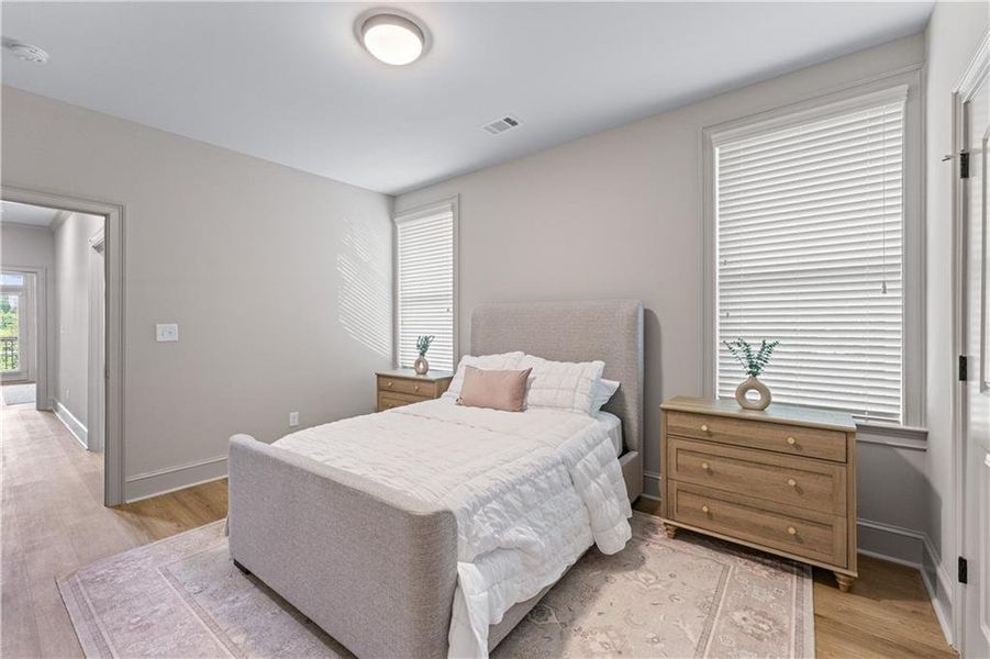 Furnished interior view inside a new home in , Atlanta (Image 10).
