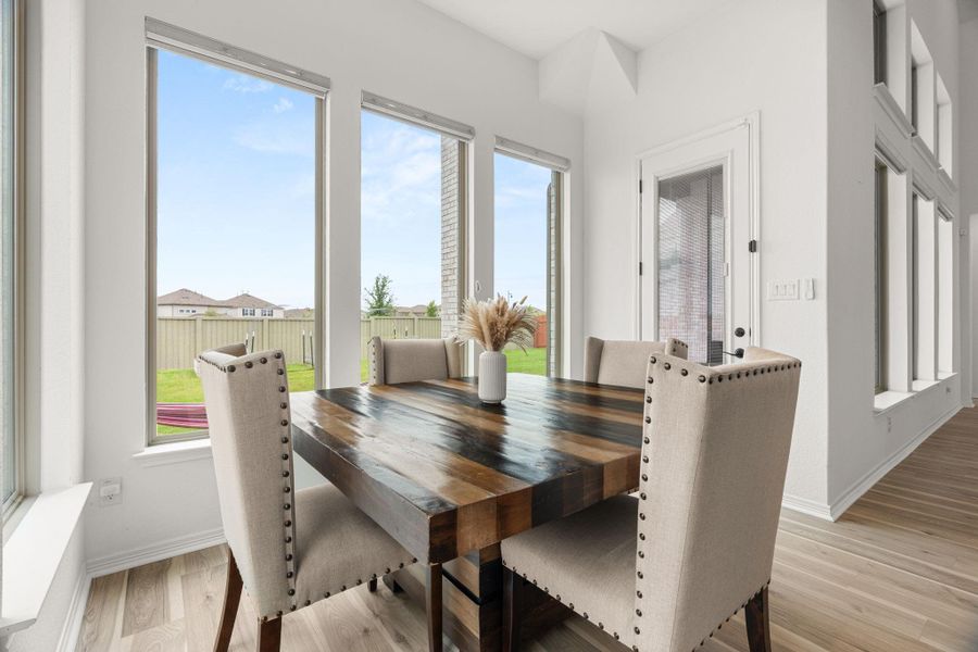 Furnished interior view inside a new home in Santa Rita Ranch, Liberty Hill (Image 8).