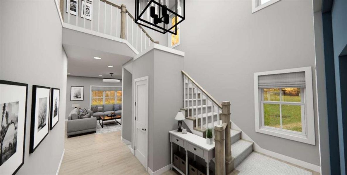 Furnished interior view inside a new home in , Carrollton (Image 38).