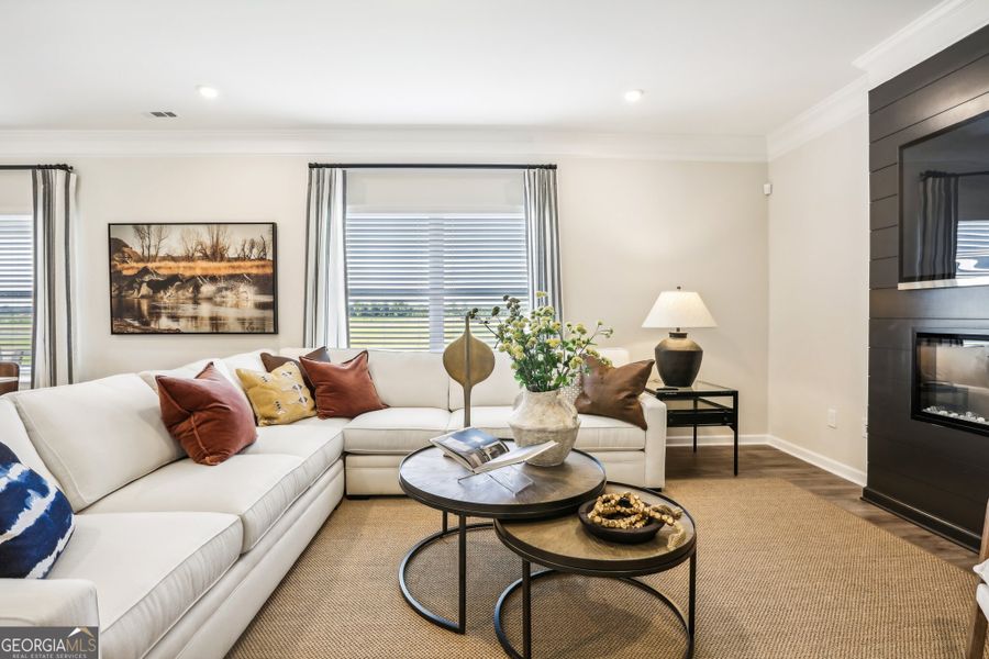 Furnished interior view inside a new home in Maddox Station, Eatonton (Image 6).